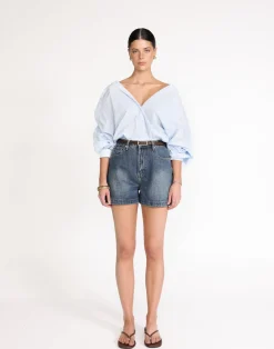 Lucas Denim Shorts (Faded Mid Wash)*CHARCOAL Online