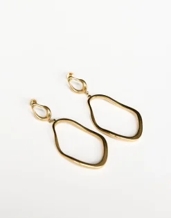 Lucienne Earrings (Gold)*CHARCOAL Sale