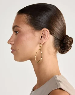 Lucienne Earrings (Gold)*CHARCOAL Sale