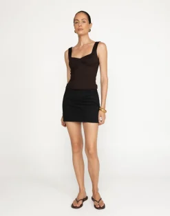 Luella Top (Chocolate)*CHARCOAL Clearance
