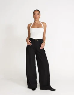 Luisa Top (White)*CHARCOAL Clearance