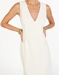 Luiza Maxi Dress (Oat)*CHARCOAL Clearance