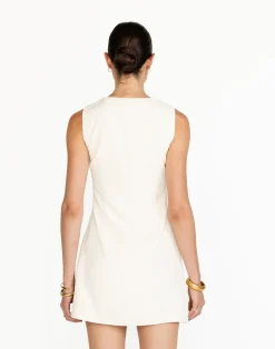 Luiza Mini Dress (Oat)*CHARCOAL Fashion