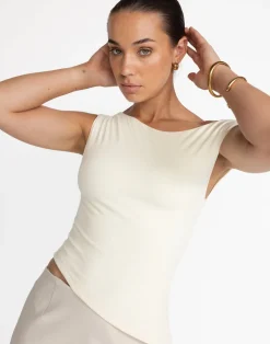Lulu Top (Butter)*CHARCOAL Sale