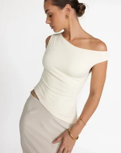 Lulu Top (Butter)*CHARCOAL Sale