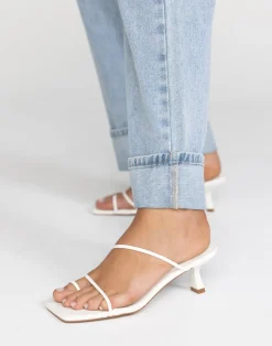 Mabel Heels (White) - By Billini*CHARCOAL CLOTHING Outlet