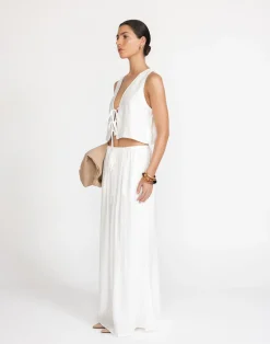 Madi Maxi Skirt (White)*CHARCOAL Outlet