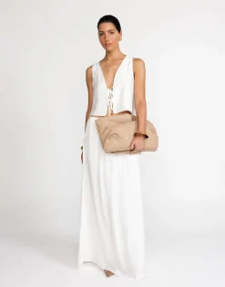 Madi Maxi Skirt (White)*CHARCOAL Outlet