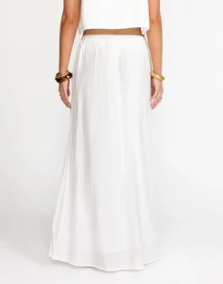 Madi Maxi Skirt (White)*CHARCOAL Outlet
