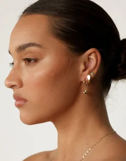 Maia Earrings (Gold)*CHARCOAL Best