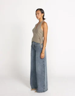 Malika Top (Stone)*CHARCOAL Fashion