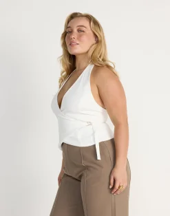 Malika Top (White)*CHARCOAL CLOTHING Best
