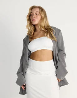 Maribel Bandeau Top (White)*CHARCOAL CLOTHING New