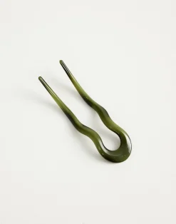 Marie Hair Pin (Moss)*CHARCOAL Hot