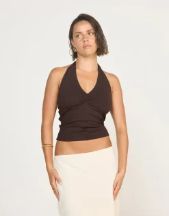 Marina Top (Chocolate)*CHARCOAL CLOTHING Hot