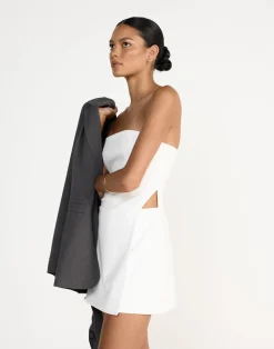 Mariza Mini Dress (White)*CHARCOAL CLOTHING Best