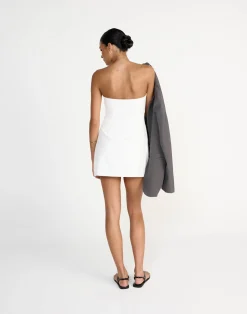 Mariza Mini Dress (White)*CHARCOAL CLOTHING Best