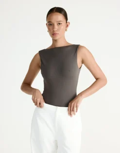 Marleigh Bodysuit (Slate)*CHARCOAL Discount