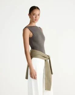 Marleigh Bodysuit (Slate)*CHARCOAL Discount