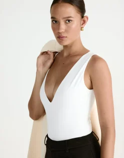 Marleigh Bodysuit (White)*CHARCOAL Discount