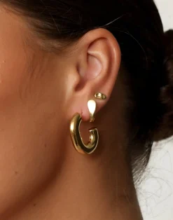 Mavi Earrings (Gold)*CHARCOAL Discount