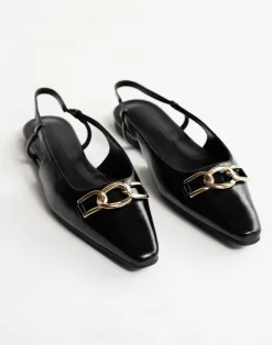 Maxine Flats (Black Shine) - By*Billini Outlet