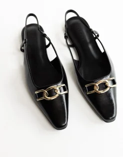 Maxine Flats (Black Shine) - By*Billini Outlet