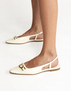 Maxine Flats (Ivory Shine) - By*Billini Online