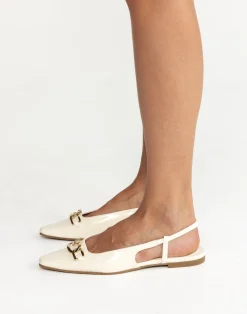 Maxine Flats (Ivory Shine) - By*Billini Hot