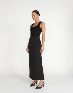 Micaela Maxi Skirt (Black)*CHARCOAL Online
