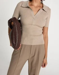 Michiko Top (Mocha)*CHARCOAL CLOTHING New