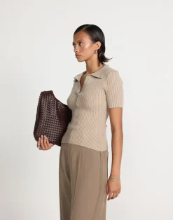 Michiko Top (Mocha)*CHARCOAL CLOTHING New