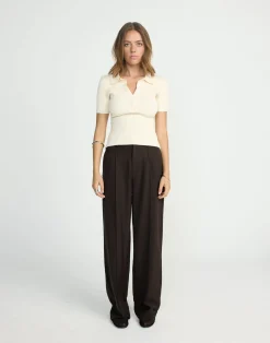 Michiko Top (Oat)*CHARCOAL CLOTHING Sale