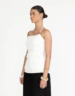 Miguel Top (White)*CHARCOAL Fashion