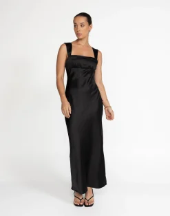 Mimosa Maxi Dress (Black)*CHARCOAL Fashion