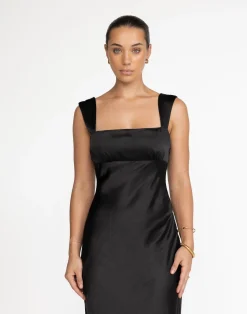 Mimosa Maxi Dress (Black)*CHARCOAL Fashion
