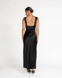 Mimosa Maxi Dress (Black)*CHARCOAL Fashion