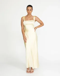 Mimosa Maxi Dress (Lemon)*CHARCOAL Online