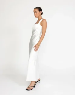 Mimosa Maxi Dress (White)*CHARCOAL Online