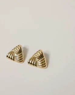 Mina Earrings (Gold)*CHARCOAL Best