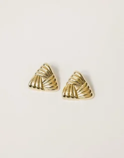 Mina Earrings (Gold)*CHARCOAL Discount