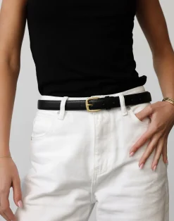 Miriah Belt (Black/Gold)*CHARCOAL Outlet