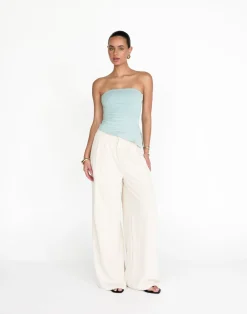 Monique Strapless Top (Azure)*CHARCOAL Best