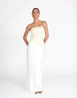 Monique Strapless Top (Oat)*CHARCOAL Discount
