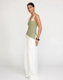 Monique Strapless Top (Pistachio)*CHARCOAL Sale