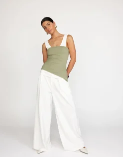 Monique Strapless Top (Pistachio)*CHARCOAL Sale