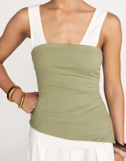 Monique Strapless Top (Pistachio)*CHARCOAL Sale