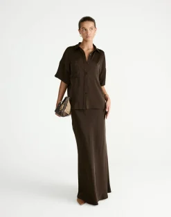 Morena Top (Chocolate)*CHARCOAL Sale