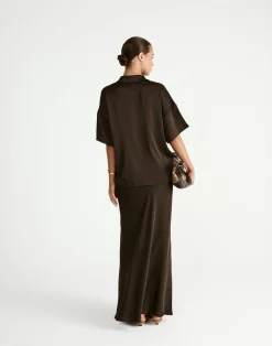 Morena Top (Chocolate)*CHARCOAL Sale
