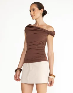Nachi Top (Brown)*CHARCOAL CLOTHING Clearance